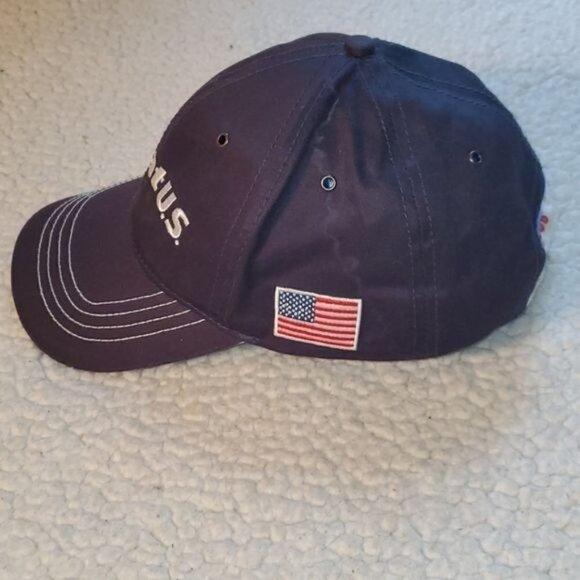 Boat U.S. Blue Vintage Embroidered Stretchback Adjustable Baseball Hat - Picture 2 of 5